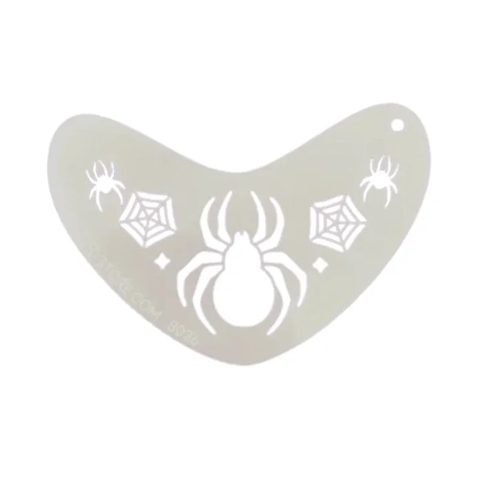 Boomerang Face Paint Stencil By Art Factory Spider Crown