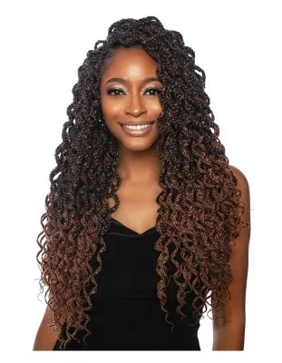 BOX204 2X Wanda Box Braid 20 AfriNaptural Crochet Braid Mane Concept