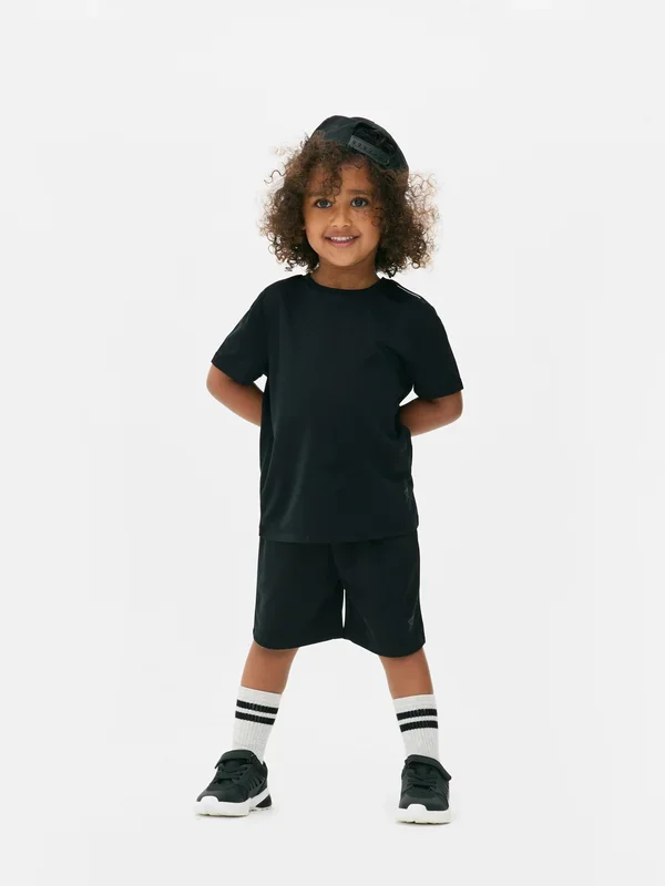 Boys Black 1.57yrs Sports TShirt Penneys