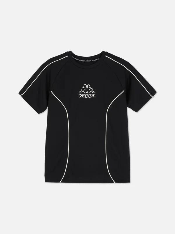 Boys Black 715yrs Kappa x Primark Sports TShirt Penneys
