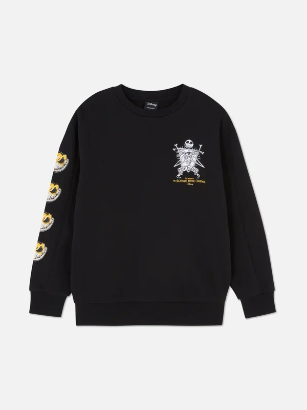 Boys Black 715yrs The Nightmare Before Christmas Sweatshirt Penneys