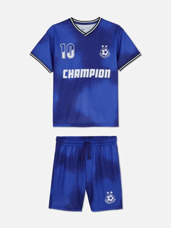 Boys Blue 515yrs Graphic Sports Set Penneys