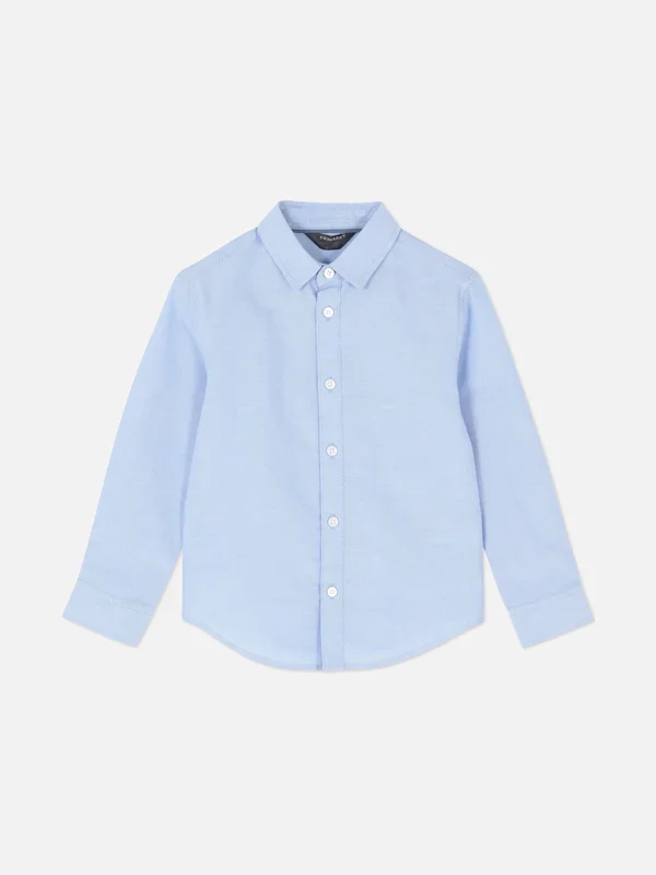 Boys Blue Younger Boy Long Sleeve Oxford Shirt Penneys