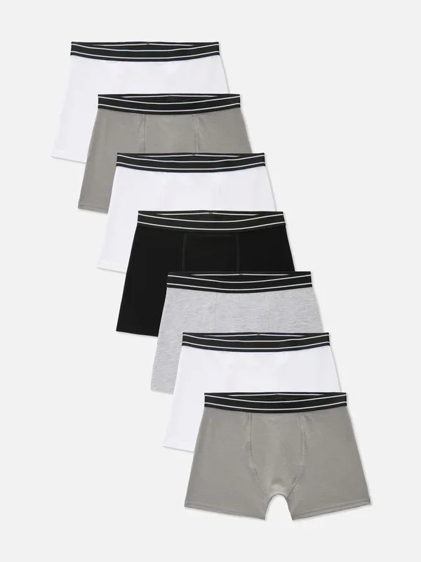 Boys Grey 215yrs 7pk Essential Trunks Penneys
