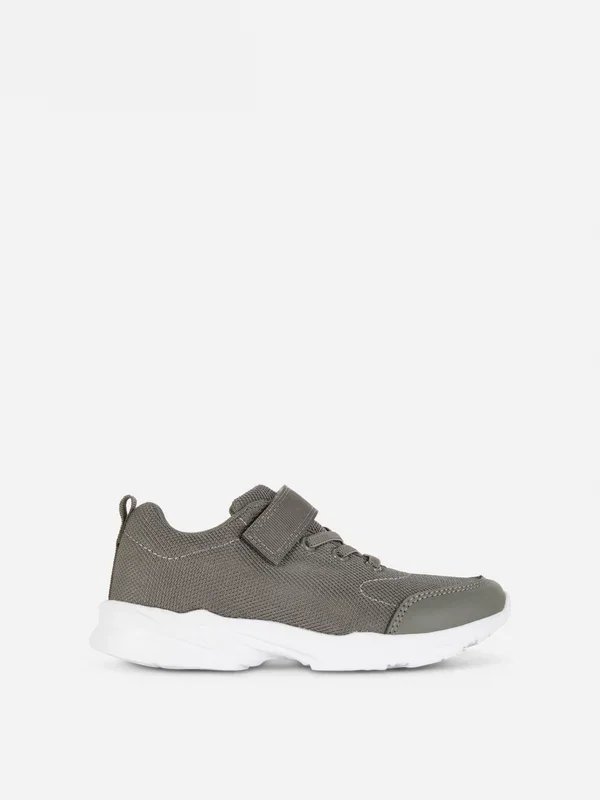 Boys Grey Chunky SelfFastening Trainers Penneys