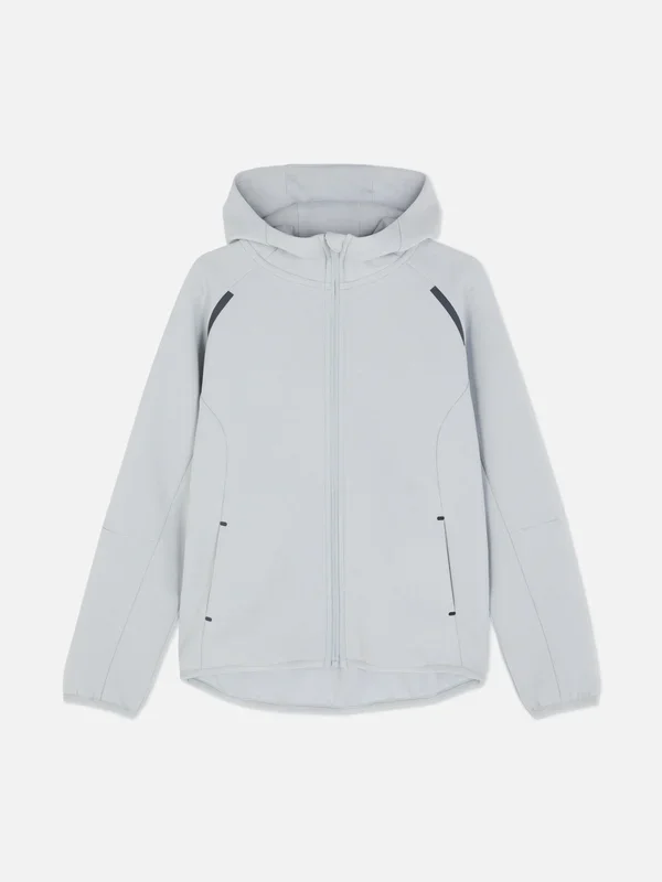 Boys Grey Hooded ZipUp Jacket Penneys