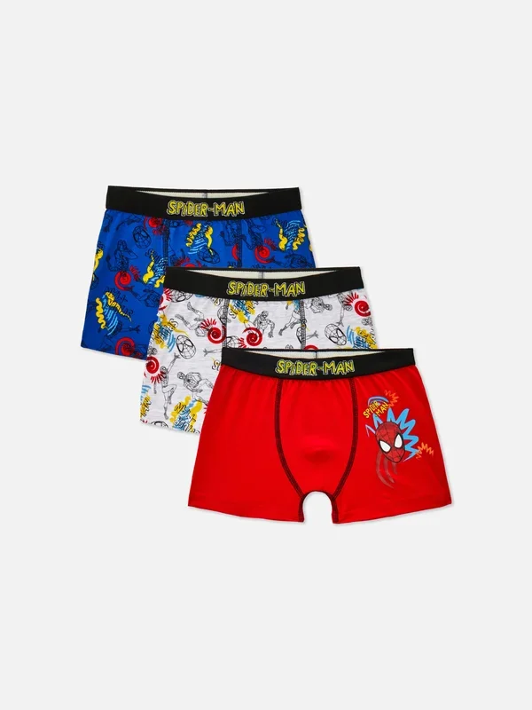 Boys Multi 1.511yrs 3pk MARVEL SpiderMan Trunks Penneys