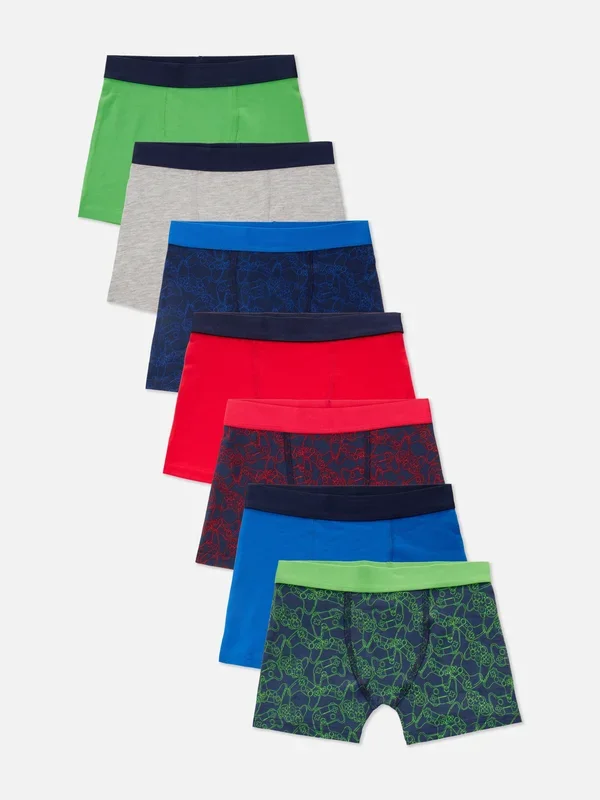 Boys Multi 215yrs 7pk Gaming Graphic Trunks Penneys