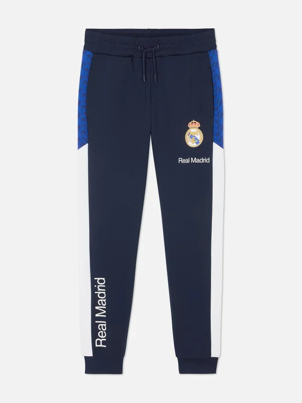 Boys Navy 715yrs Real Madrid CF Colour Block Joggers Penneys