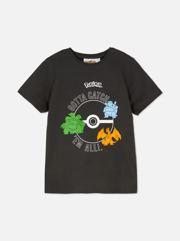 Boys Slate Pokémon Graphic TShirt Penneys