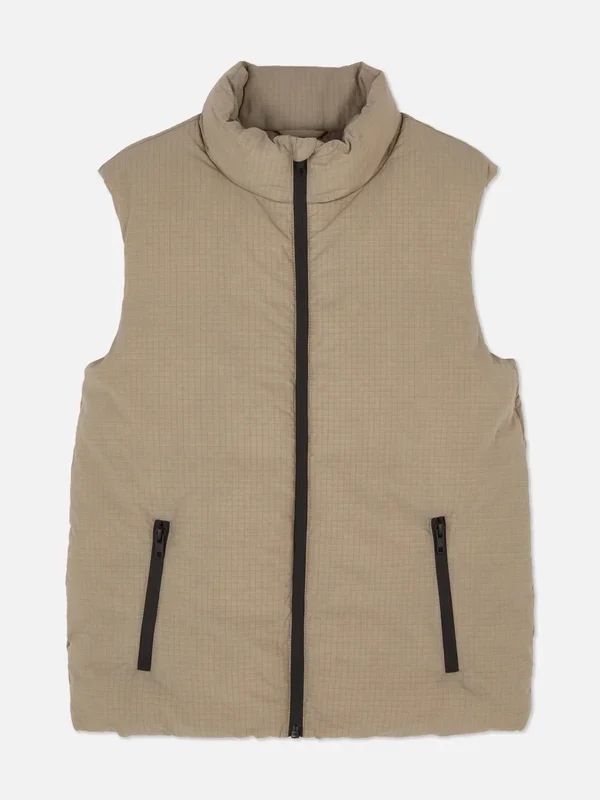 Boys Stone 715yrs ZipUp Gilet Penneys
