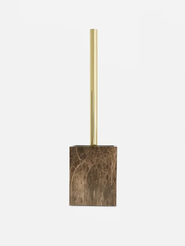 Brown Marble Effect Toilet Brush Penneys