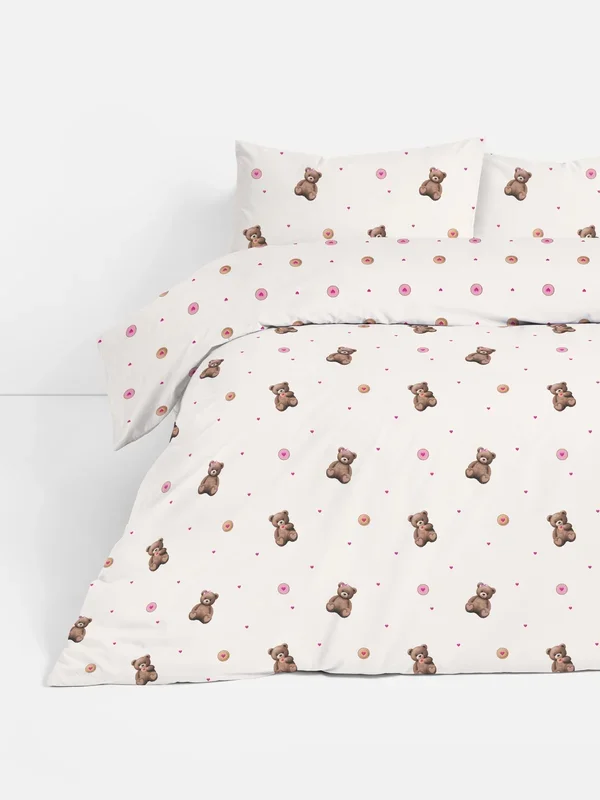 Brown Teddybear Double Bedding Set Penneys