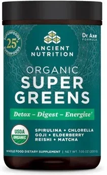 Buy Ancient Nutrition Organic SuperGreens Powder at DailyFormulas.com