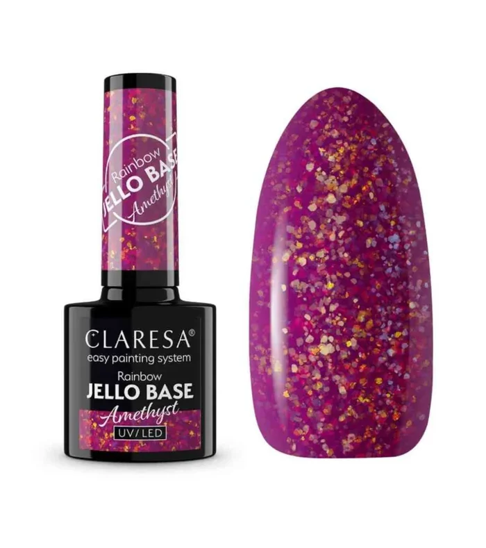 Buy Claresa *Rainbow Jello Base* Semipermanent nail polish Amethyst