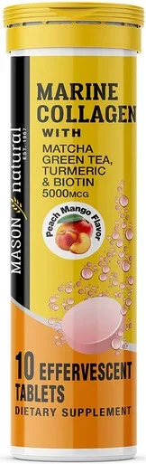 Buy Mason Natural Marine Collagen 10 Effervescent Tablets at DailyFormulas.com