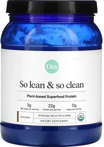 Buy Ora Organic So Lean & So Clean PlantBased Superfood Protein Chocolate at DailyFormulas.com