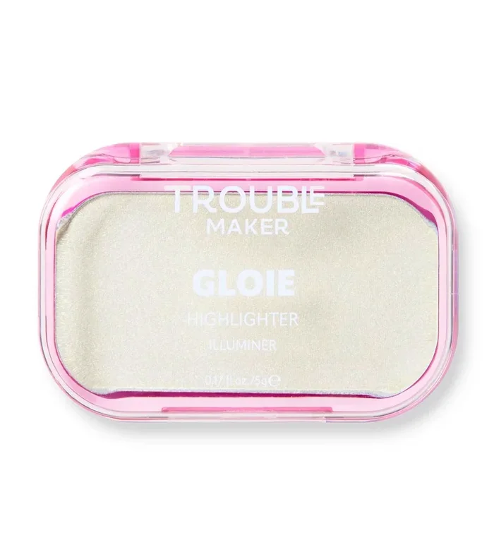 Buy Trouble Maker Powder Highlighter Gloie Holo Bebe White