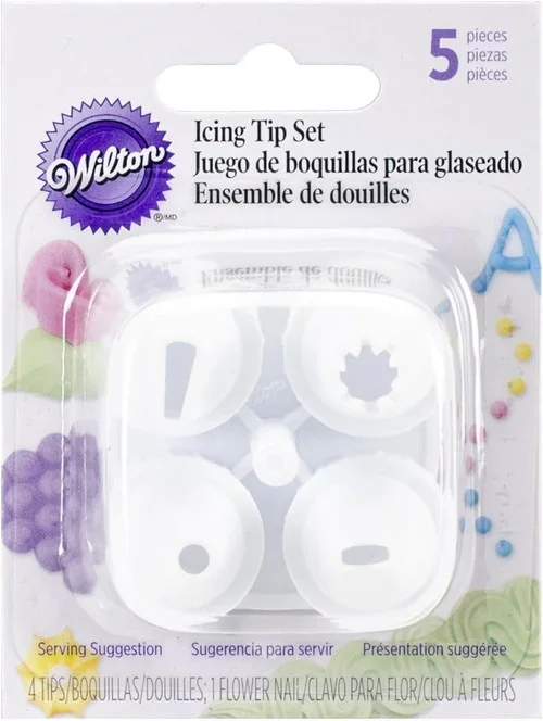 Cake Decorating Tip & Nail Set, 5 Pc Thrifty White Health Essentials
