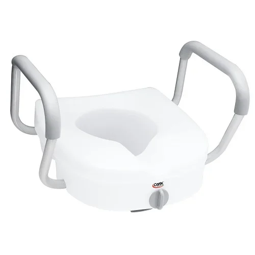 Carex Raised Toilet Seat with Handles Thrifty White Health Essentials