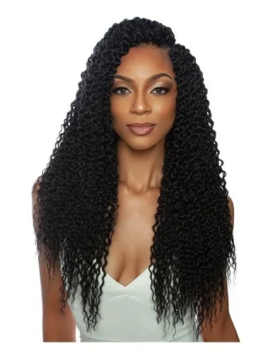 CB3P2014 3X Island Curl 20” Afri Naptural Crochet Braid Mane Concept