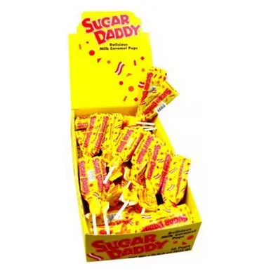 Charms Sugar Daddy Pops 48 Lollipops/Box