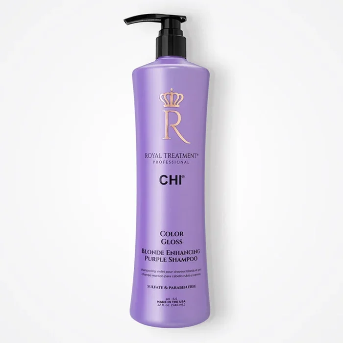 CHI Royal Treatment Color Gloss Blonde Enhancing Purple Shampoo 32oz