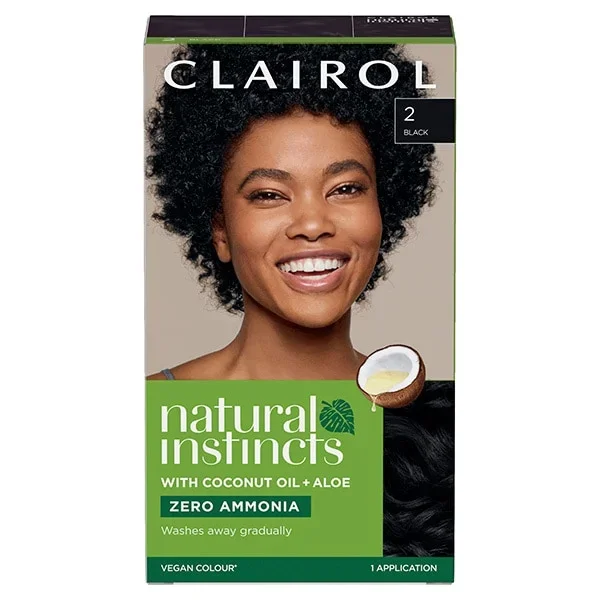 Clairol Natural Instincts Black 2 Semi Perm Dye Hair