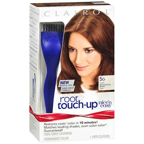 Clairol Nice ‘n Easy Root TouchUp 5G Medium Golden Brown Thrifty White Health Essentials