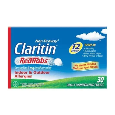 Claritin Adult’S Indoor & Outdoor Allergy Relief Reditabs 30 Ea