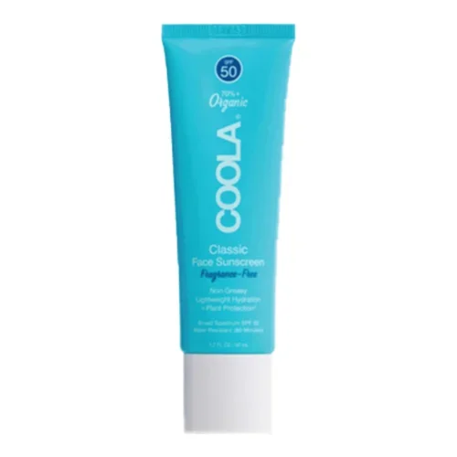 Classic Face Organic Sunscreen Lotion SPF 50 Fragrance Free Coola