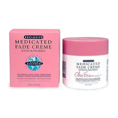 Clear Essence Exclusive Medicated Fade Creme With Sunscreen 4 oz