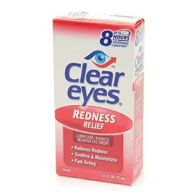 Clear Eyes Redness Relief Eye Drops 0.5 Fl Oz