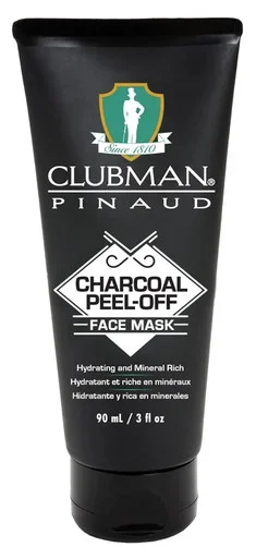 Clubman Pinaud Charcoal Peeloff face Mask, 3 fl oz