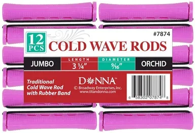 Cold Wave Jumbo Rods, Pink