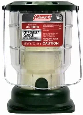 Coleman Repellents Citronella Candle Lantern, 50Hr. Burn Time