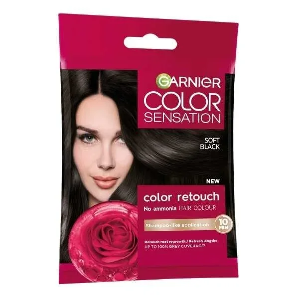 Color Sensation Retouch Soft Black 52g Hair