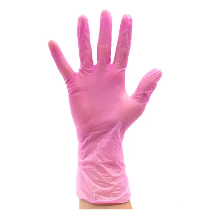 Colortrak Vinyl Powder-Free Gloves – Pink