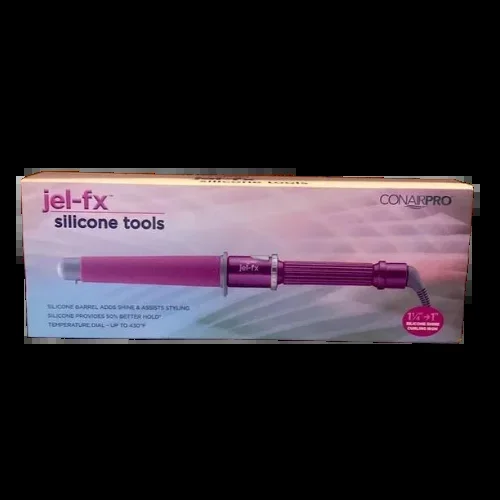 Conair pro Jel-fx 1 1/4” silicone shine curling iron