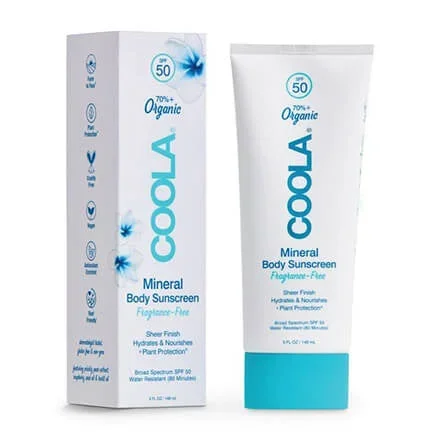 Coola Mineral Body Organic Sunscreen Lotion SPF 50 – Fragrance Free 5oz