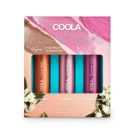 Coola Mineral Liplux SPF 30 Organic Tinted Trio