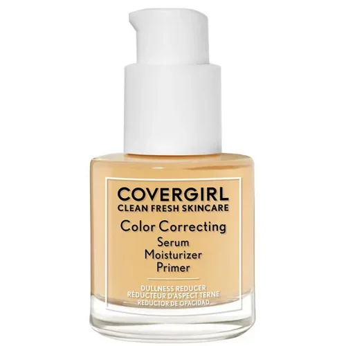Covergirl Clean Fresh Skincare Color Correcting Serum Moisturizer Primer, Dullness Reducer Thrifty White Health Essentials