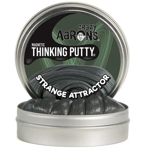 Crazy Aarons Thinking Putty Strange Attractor Magnetic Tin 3.2 oz Thrifty White Health Essentials