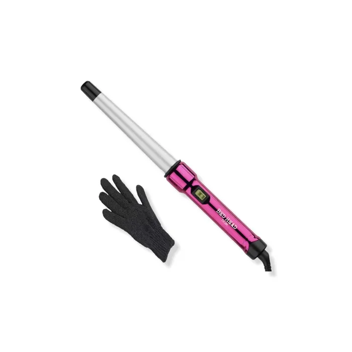 Curlipops 1” Tourmaline + Ceramic Tapered Curling Wand