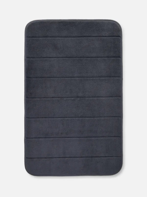 Dark Grey Memory Foam Bath Mat Penneys