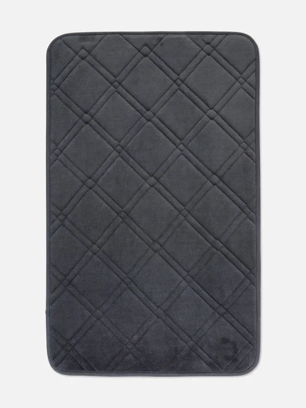 Dark Grey Memory Foam Bathmat Penneys
