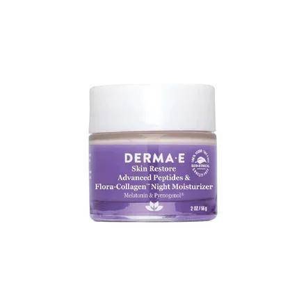 Derma E Advanced Peptides & Flora-Collagen Night Moisturizer 2oz