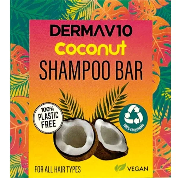 Derma V10 Shampoo Bar Coconut 50g Hair