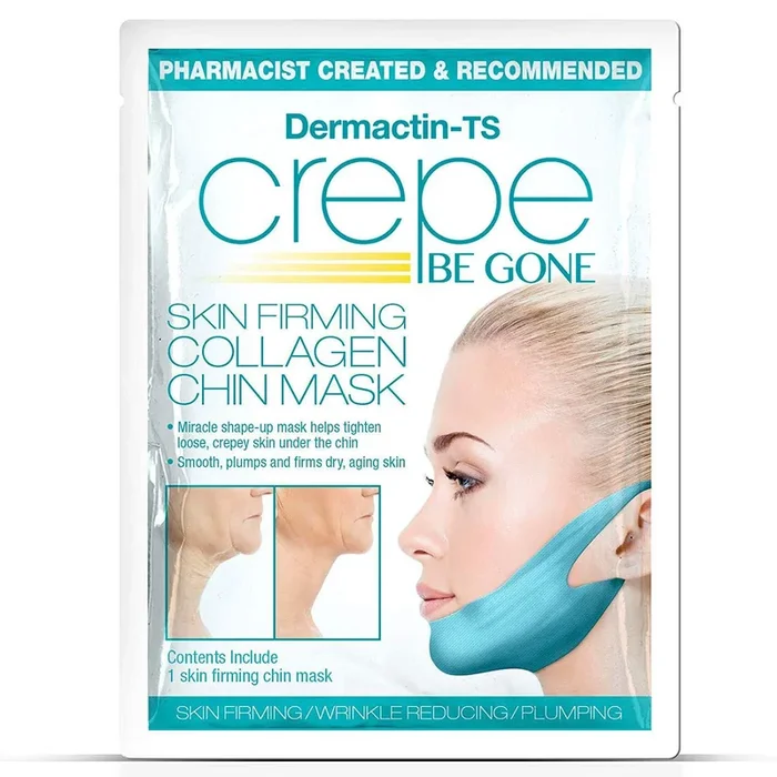 Dermactin Crepe Be Gone Skin Firming Collagen Chin Mask .35 oz.