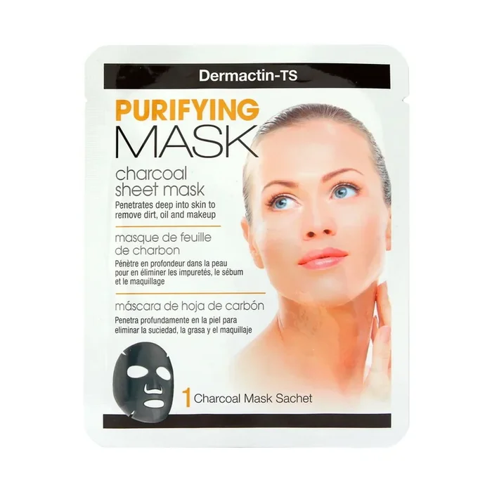 Dermactin Facial Sheet Mask Purifying Charcoal